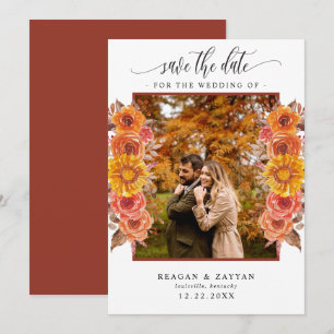 Date Terrasse en terre cuite fleurie Photo Save The Dat