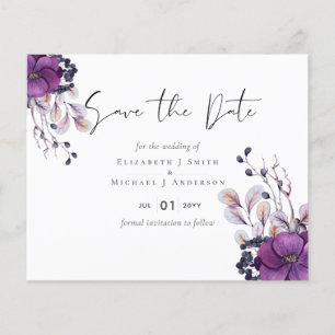 Dates de mariage à retenir Fleurs orange pourpre