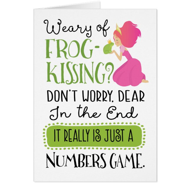 Dating Encouragement Son juste un jeu de chiffres (Devant)