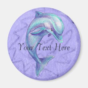 Dauphin bleu Magnets