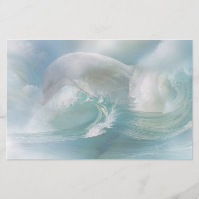 Dauphin Dans La Papeterie Océanique (Devant)