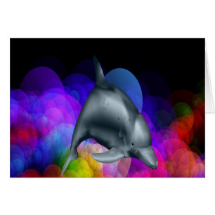 Dauphin Dans L'Eau Colorée