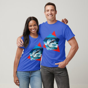 Dauphin Dansant Sur Les Vagues, Tshirt Unisex