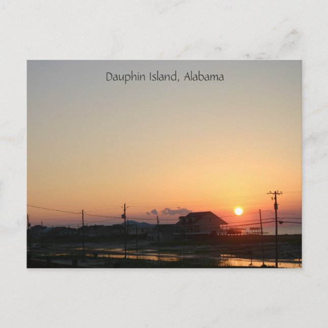 Dauphin Island, Alabama Carte postale (Devant)