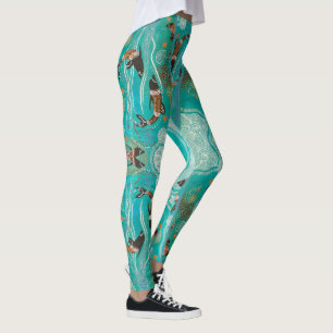 Dauphin Jouer Leggings autochtones