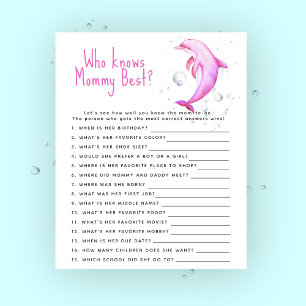 Dauphin rose - Qui connaît maman mieux