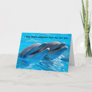 Cartes Avec Des Dauphins D Anniversaire Zazzle Fr