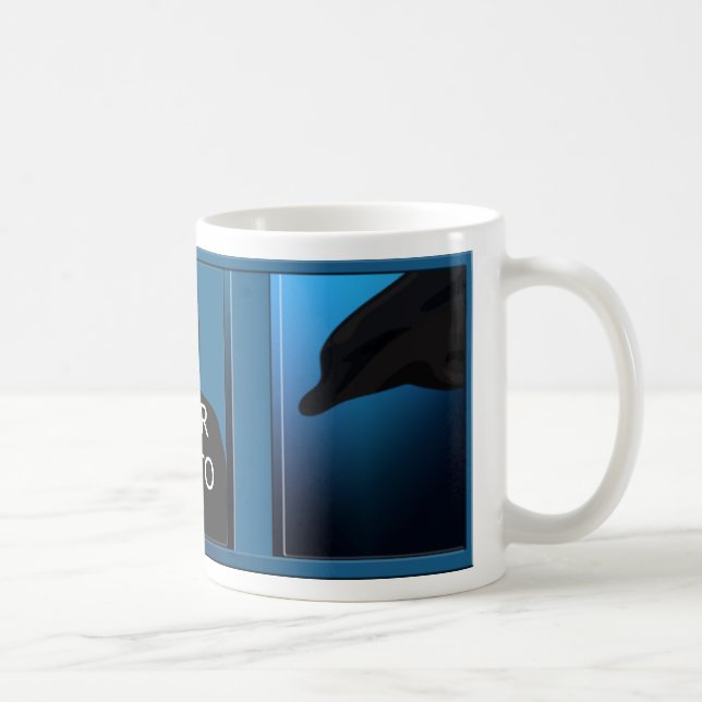 Dauphins Dauphins Photo Cadre Mug (Droite)