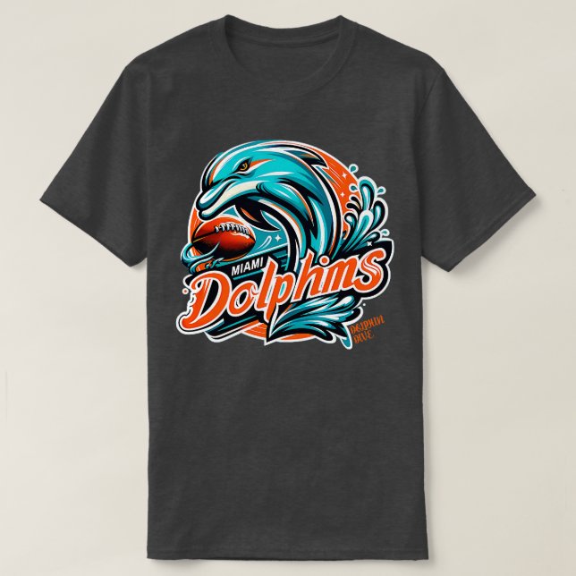Dauphins de Miami TShirt 6 (Design devant)