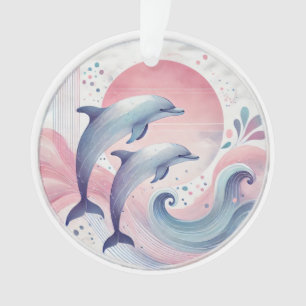 dauphins pastel doux