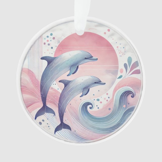 dauphins pastel doux (devant)