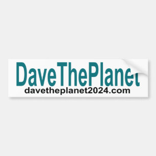 Dave le Sticker Planet Bumper