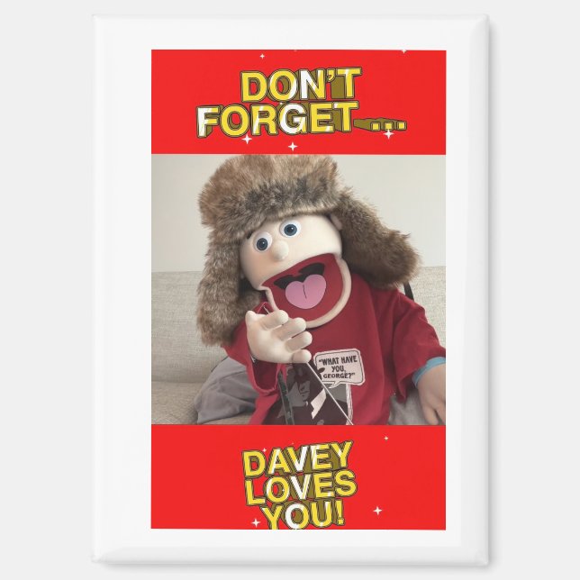 Davey's Murdoch Mysteries Magnet (Recto)