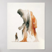 David Et Goliath, Impression Numérique, Peinture J