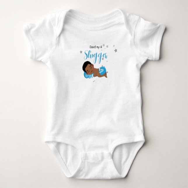 David my lil slugger t-shirt body (Devant)