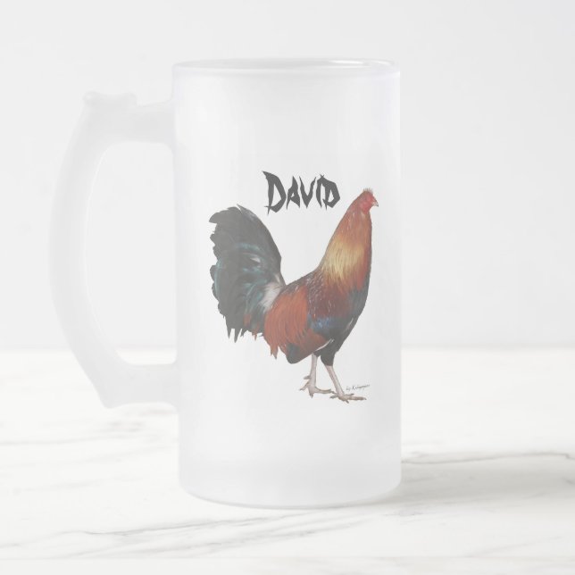 David Rooster Beer Mug (Gauche)