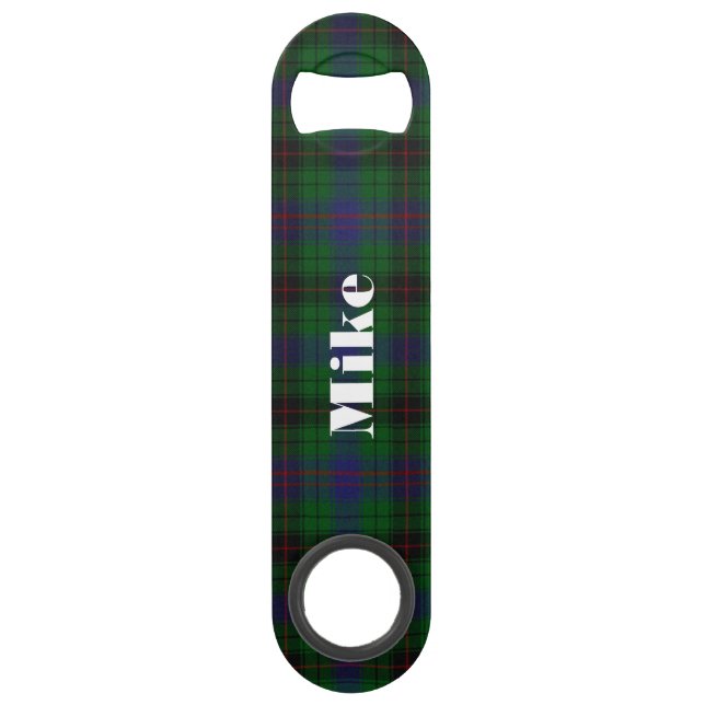 Davidson Plaid Custom Speed Bottle Opener (Devant)