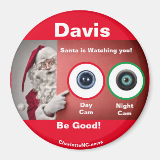 DAVIS Père Noël regarde Magnet