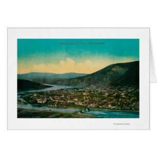 Dawson (Alaska) Territoire du Yukon Vue de la vill