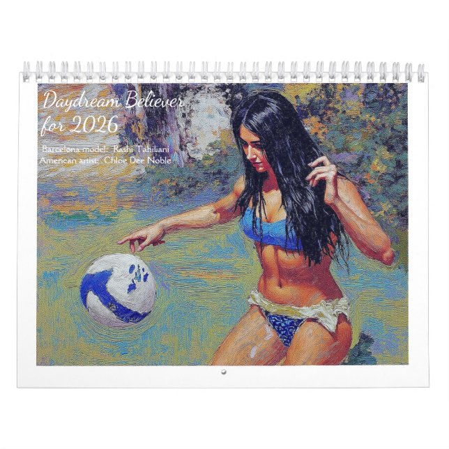 Daydream Believer pour 2026 - 12 mois CALENDRIER (Protection)