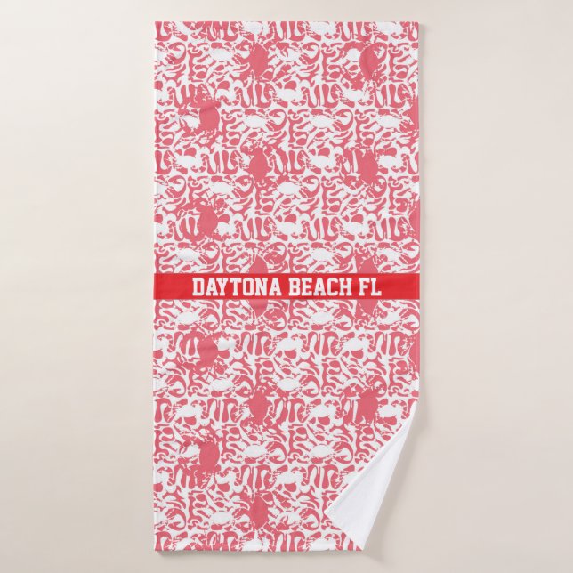 Daytona Beach FL Personnalisé (Serviette de bain)