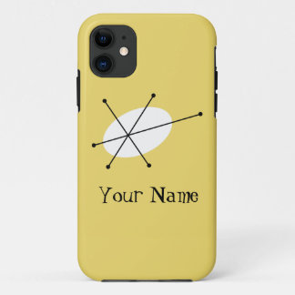 Dazzle Jaune 'Nom' coque iphone vertical