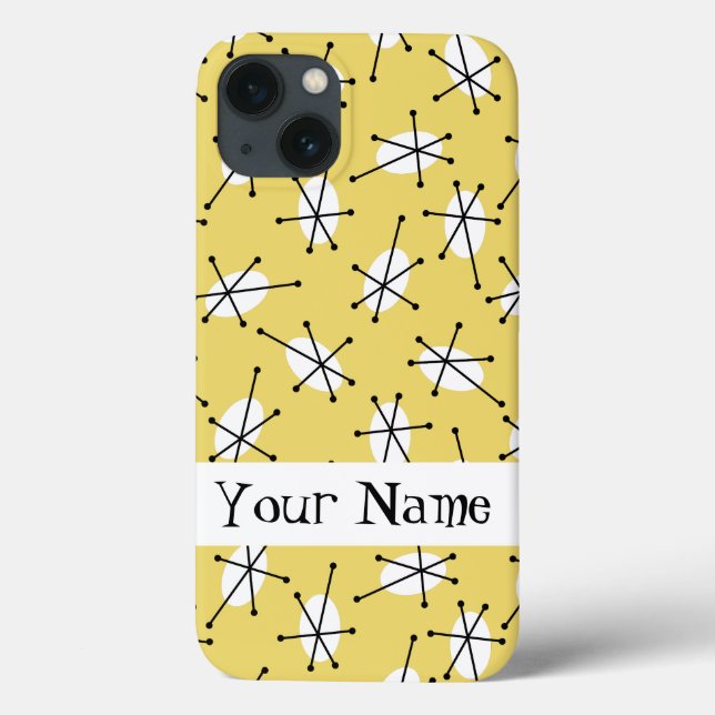 Dazzle Multi Yellow 'Name coque ipad (Verso)