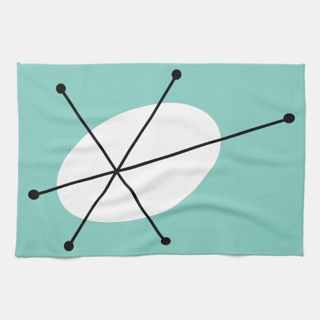 Dazzle serviette de cuisine bleu (Horizontal)