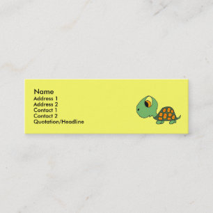 DB cartes de visite drôles de tortue