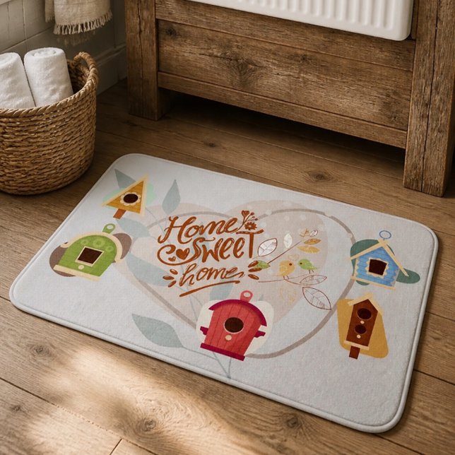 De Bain Maison d'oiseaux Accueil Maison Douce Grande Tapis (Créateur téléchargé)