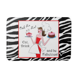De Bain Tapis DIVA "Mangez, Buvez & Soyez Fabuleux"
