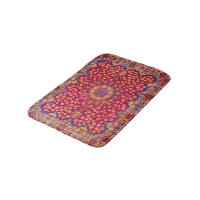 Tapis floral persan décoratif vintage