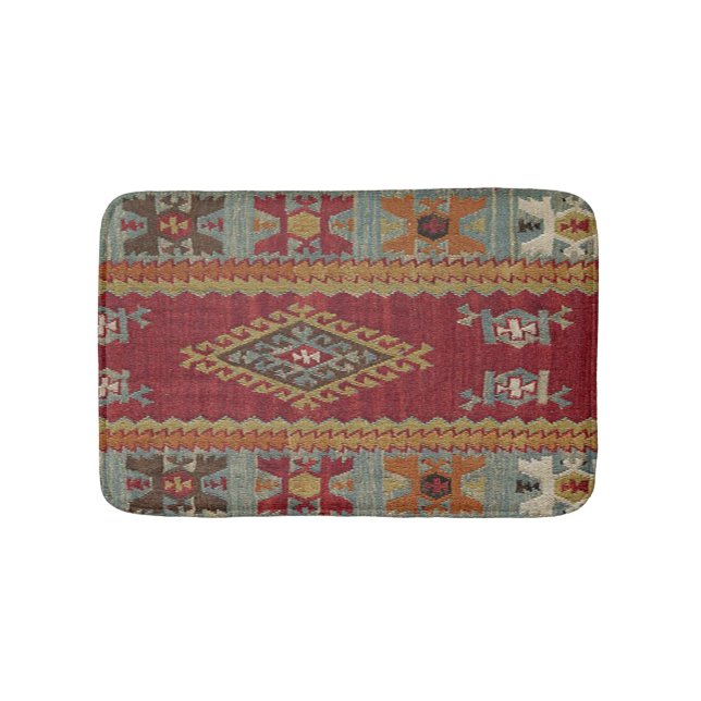 De Bain Tapis Kilim Turc Ancien (Devant)