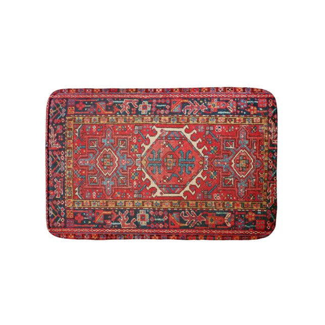De Bain Tapis Oriental Turc Persan Antique (Devant)