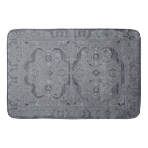 De Bain Tapis Persique antique Tapis gris chaume