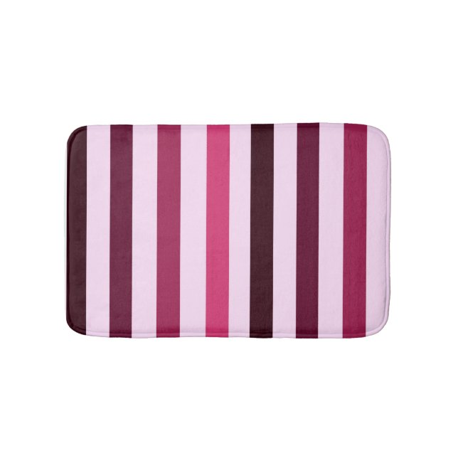 De Bain Tapis rouge rose brillant (Devant)