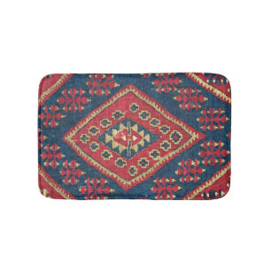 De Bain Turc Kilim Tapis tapis Antique Rouge Bleu