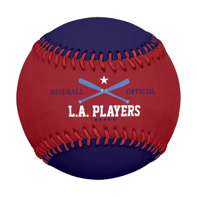 De Baseball balle personnalisée en équipe (Devant)