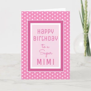 De beaux sentiments ! Carte d'anniversaire Super M