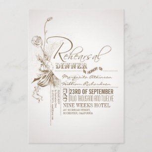 de belles répétitions de typographie invitation à