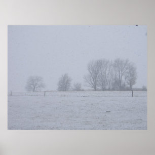De blanc affiche