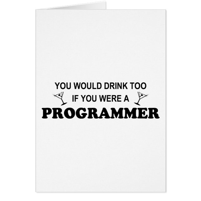 De boissons programmeur trop - (Devant)