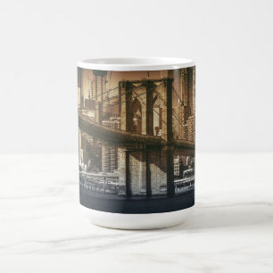"De Brooklyn à Manhattan" tasses de nom personnali
