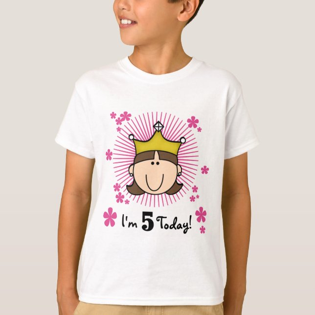 De brune 5èmes anniversaire T-shirts et cadeaux de (Devant)