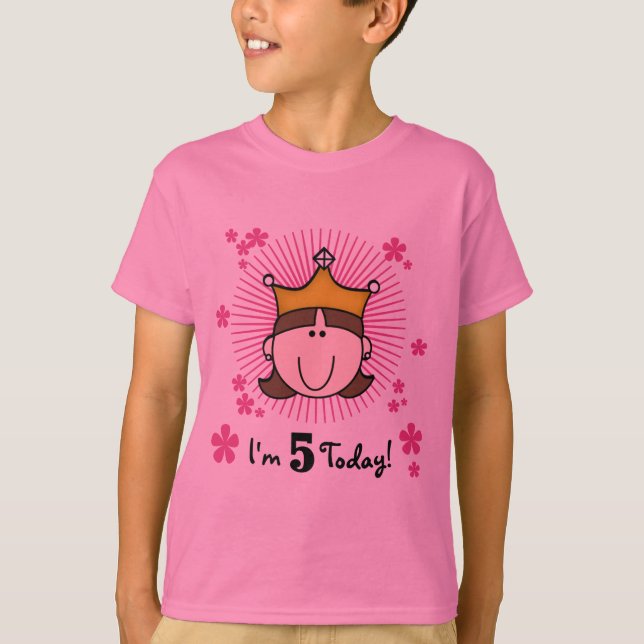 De brune 5èmes anniversaire T-shirts et cadeaux de (Devant)