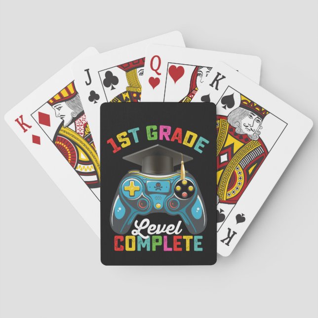 De Cartes 1ère année Niveau Complet Graduation Jeu Gamer (dos)