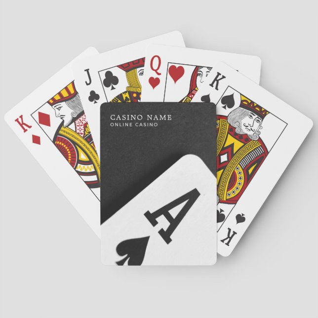 De Cartes Ace of Spades, Casino en ligne, Industrie du jeu (dos)
