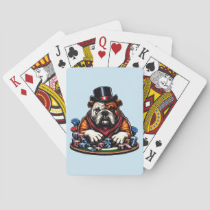 De Cartes balle chien jouer au poker jeu casino art