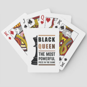 De Cartes Black Queen La Pièce La Plus Puissante Dans Le Jeu