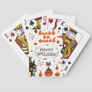 De Cartes Conception d'un jeu Vintage d'éléments Halloween